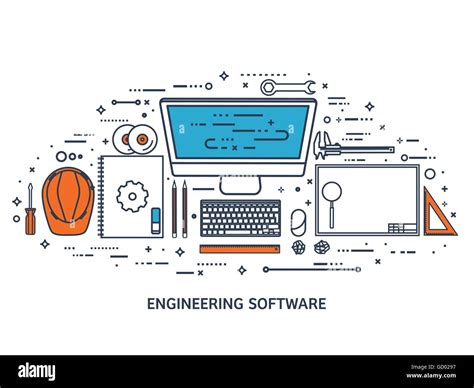 Vector Illustration Engineering And Architecture Drawing