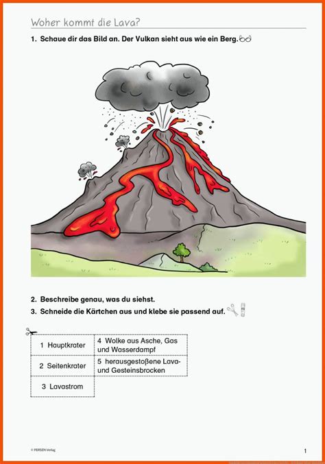 Erdkunde Vulkane Arbeitsbl Tter Geographie Arbeitsbl Tter