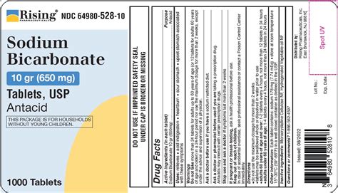 Dailymed Sodium Bicarbonate Tablet