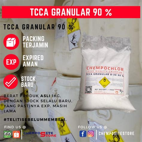 Jual TCCA Granular 90 Kaporit Chlorine Granular Desinfectant Klorin