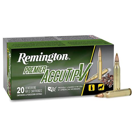 Remington 204 Ruger 40gr Premier Accutip V Bt 20 Rounds — Delta Mike Ltd