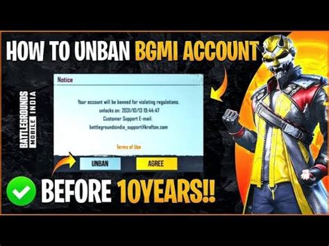 Unban Bgmi Account Years Ban How To Unban Pubg Mobile Account