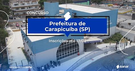 Concurso De Carapicuíba Sp Vagas Na Saúde Para Médicos