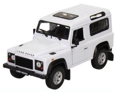 Land Rover Defender Model Metalowy Welly Ziel