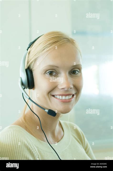 Portrait Operators Using Headsets Hi Res Stock Photography And Images