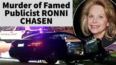 Murder Of Famed Hollywood Publicist Ronni Chasen Youtube