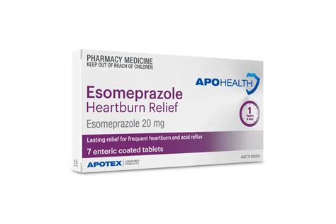 Apohealth Esomeprazole Heartburn Relief 20mg 7 Tablets S2