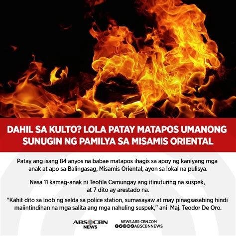 ABS CBN News On Twitter Ayon Sa Pulisya Kasapi Ng Pinaghihinalaang