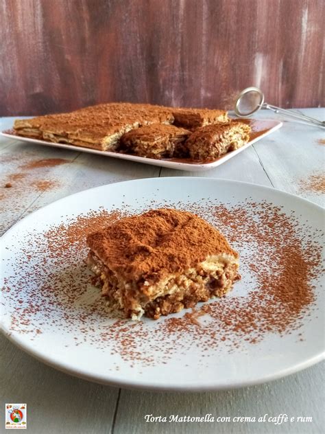 Mattonella Di Biscotti Con Crema Al Caff E Rum Delizie Alla Cannella