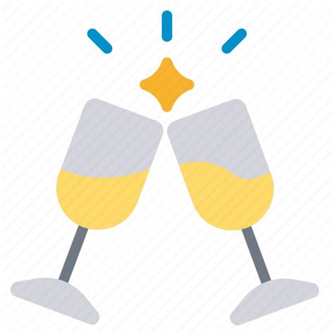 Champagne Glass Party Wine Cocktail Drink Beverage Icon Download On Iconfinder