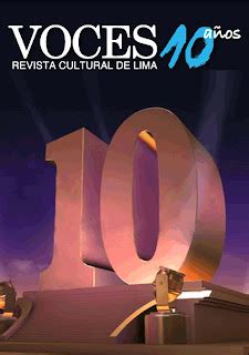 Grupo Literario SIGNOS VOCES Revista Cultural de Lima Presentación