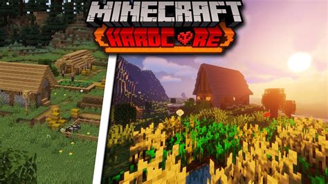 I Upgraded The Village In Hardcore Minecraft 😮 Youtube