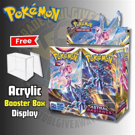 Pokemon Astral Radiance Booster Box Display Case Power Tool