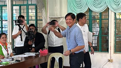 Pia Pbbm Casts Vote For Bske In Ilocos Norte