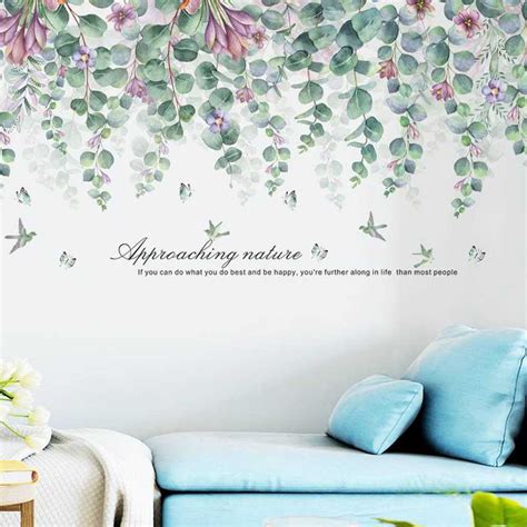 Jual Wall Sticker Tanaman Stiker Dinding Pohon Dekorasi Ruang