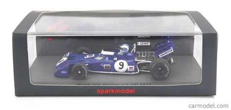 SPARK MODEL S7215 Scale 1 43 TYRRELL F1 002 N 9 WINNER USA GP 1971