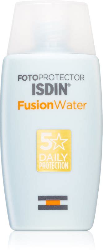 Isdin Fusion Water Cr Me Solaire Visage Spf Notino Be