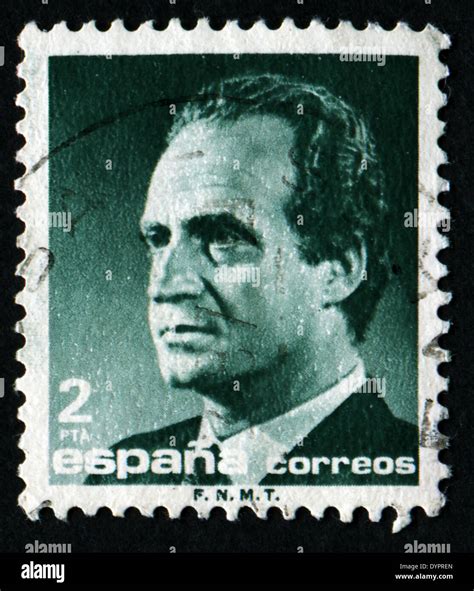 Spain Circa A Stamp Printed In Spain Shows A Portrait Of King