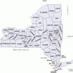 New York Map Of Counties Travelsfinders