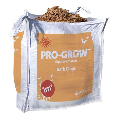 Pro Grow Bark Chippings 1000l Bulk Bag Landscaping Superstore®