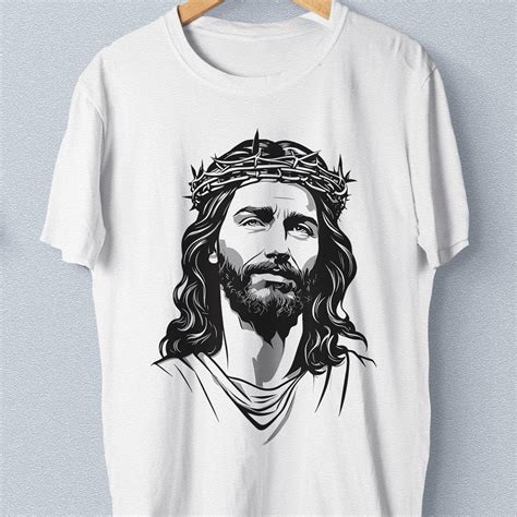 Jesus SVG, Jesus Face SVG, Jesus Cross Svg, Jesus Face Clipart, Jesus ...