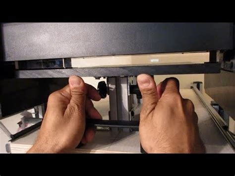 How To Adjust Nikko DTG V1 Platen Height YouTube