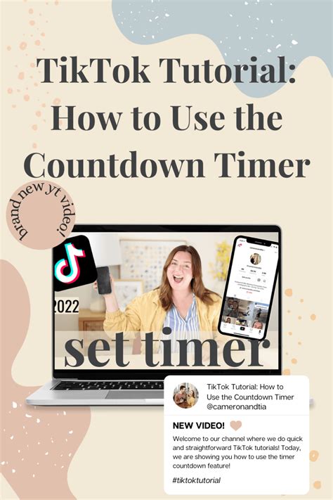 TikTok Tutorial: How to Use the Timer Countdown | Cameron & Tia