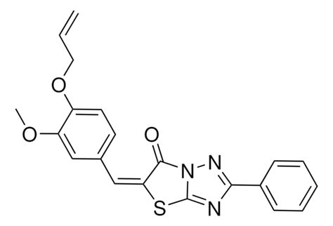 5E 5 4 ALLYLOXY 3 METHOXYBENZYLIDENE 2 PHENYL 1 3 THIAZOLO 3 2 B