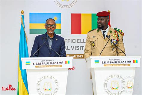 Président Paul Kagamé à Conakry Je suis heureux denvoyer le Rwanda