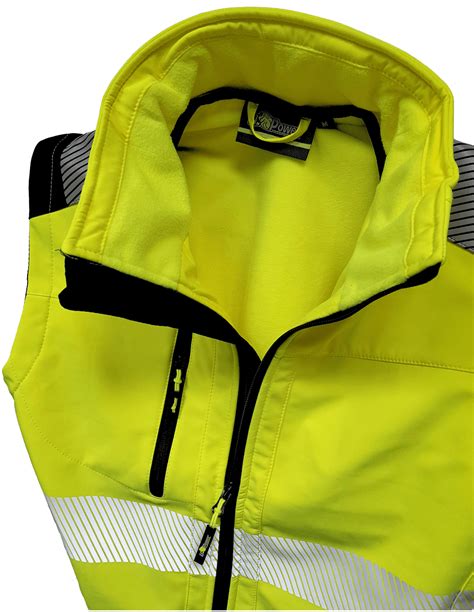 Gilet De Travail Haute Visibilit Softshell Stretch Upower Dany