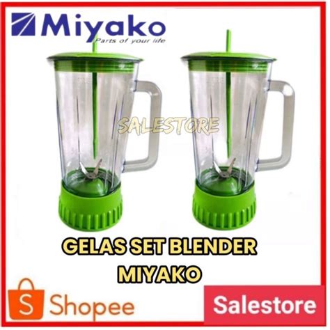 Jual Gelas Plastik Blender Set Mounting Blender Miyako Shopee