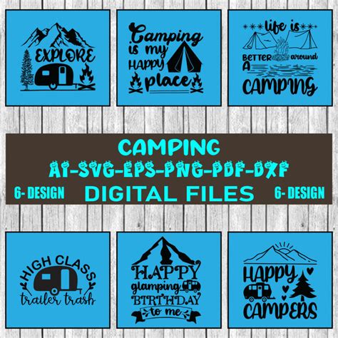 Camping Svg Bundle Camping Crew Svg Camp Life Svg Funny Camping Svg Campfire Svg Camping