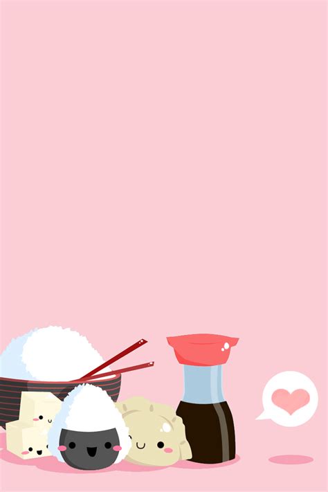 Kawaii Sushi Wallpapers on WallpaperDog