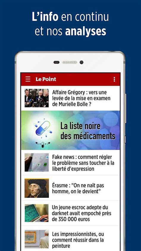 Le Point Journal Dactualit S Info En Continu Android Apps On