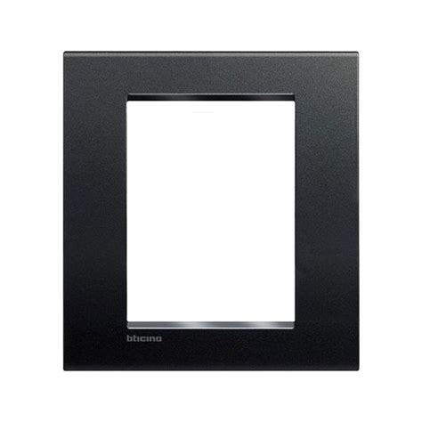 Placca Bticino LivingLight Quadra 3 3 Moduli Antracite LNA4826AR