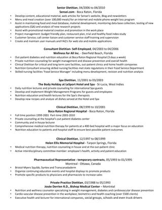 Josee Derrien Resume PDF