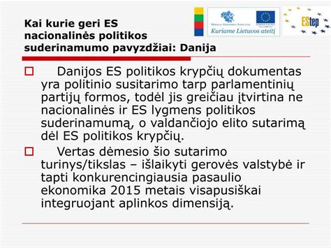 Ppt Institucinis Ir Politinis Lietuvos Paj Gumas Daryti Tak Europos