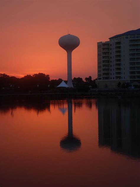 Water Tower Sunset Photograph by Patti Colston - Fine Art America