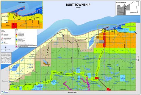 Grand Marais Mi Map - Shari Demetria