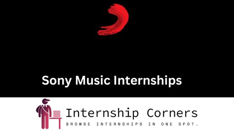 Sony Music Internships 2024 Sony Music Career Internship Corners