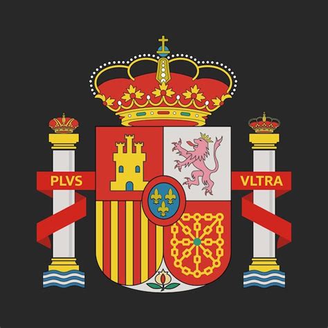 Escudo de españa Vector Premium