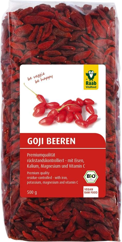 Preparat Medycyny Naturalnej Raab Vitalfood Organiczne Jagody Goji G