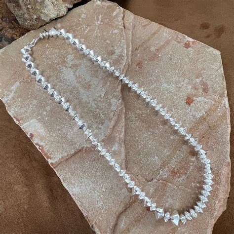 20 Sterling Silver Navajo Pearls Necklace By Jadon Nez