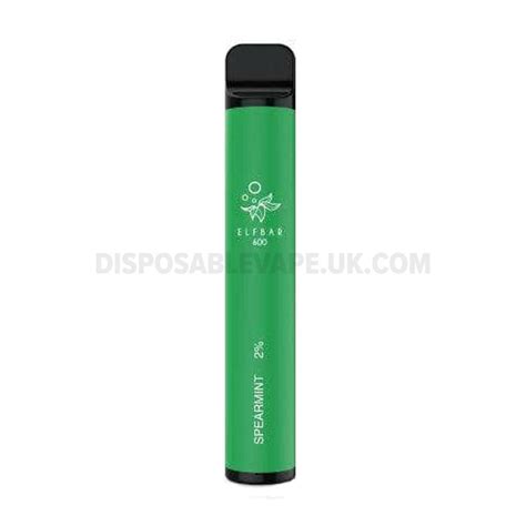 Elf Bar 600 Spearmint Disposable Vape Bar