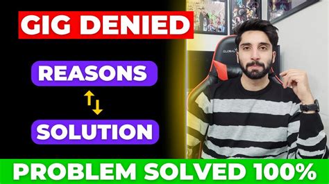 How To Fix Denied Gig On Fiverr Gigs Denied Issue Solved Youtube