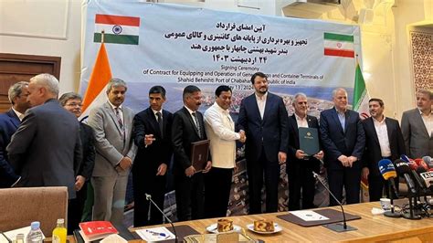 India Iran Ties Hit New Milestone Sign 10 Year Contract On Operating