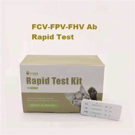 Feline Fpv Fhv Fcv Ab Combo Rapid Test Fpv Test Kit Cat China Babesia