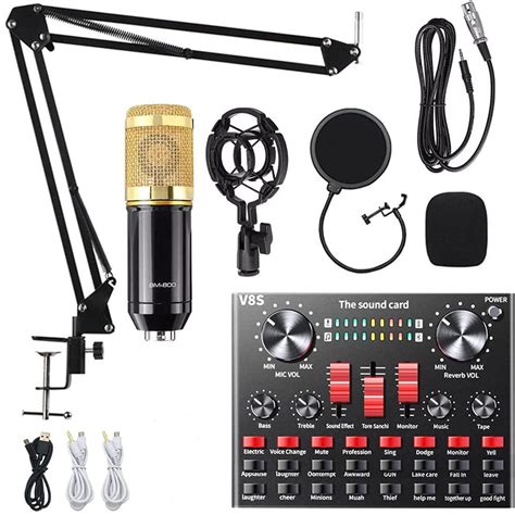 Sunthon BM800 Condenser Microphone Professional Podcast Recording