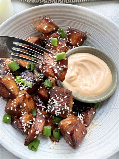 Honey And Soy Sauce Glazed Salmon Bites — Sammi Brondo Nyc Based