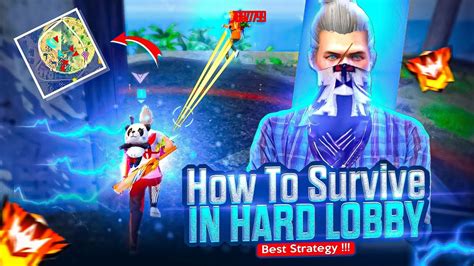 How To Survive In Hard Lobby 🤯 Solo Rank Push Tips And Tricks Br Rank